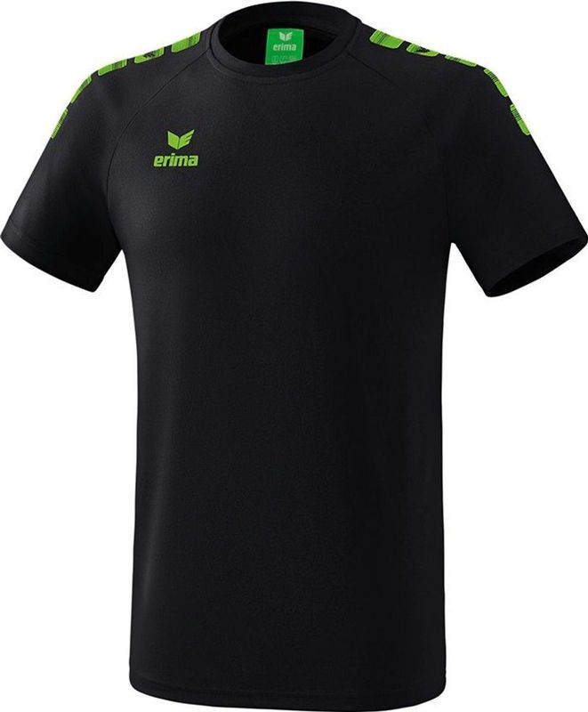 Erima - Essential 5-C T-shirt - Zwart - Katoen/Polyester