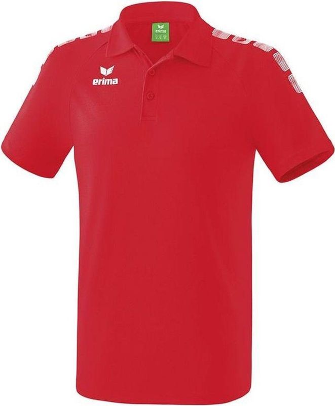 Erima - 5-C Essential - Poloshirt - Korte Mouw - Blauw - Katoen