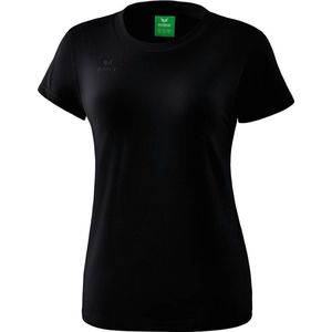 Erima - Style T-Shirt - Zwart - Katoen - Dames