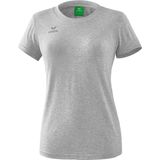 Erima - Style T-Shirt - Licht Grey Melange - Katoen - Sportieve Basic