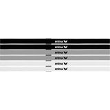 Erima - Set van 6 haarbandjes - zwart, grijs, wit - haarbanden sporten - voetbal