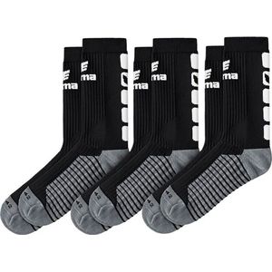 Erima - Classic 5-C - Sportsokken - Zwart / Wit - 3 Paar