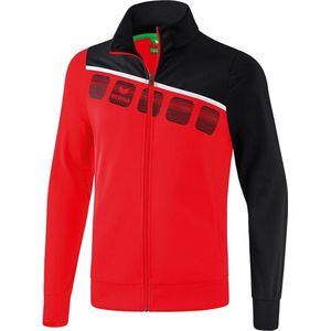 Erima - 5-C Polyesterjack - Rood - Trainingsjack