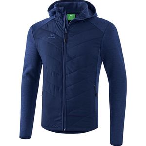 Erima Uniseks Functioneel doorgestikt jack (2061904), new navy, 164