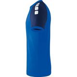 Erima Zenari 3 0 SS Shirt Junior Sportshirt2 - Unisex - blauw wit