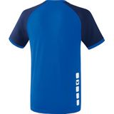 Erima Zenari 3 0 SS Shirt Junior Sportshirt2 - Unisex - blauw wit