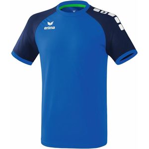 Erima Zenari 3 0 SS Shirt Junior Sportshirt2 - Unisex - blauw wit
