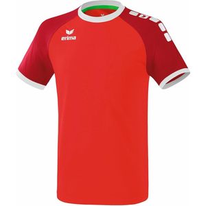 Erima Zenari 3 0 SS Shirt Junior Sportshirt2 - Unisex - rood wit