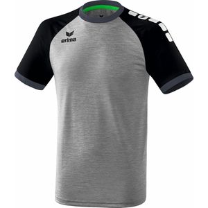 Erima Zenari 3 0 SS Shirt Junior Sportshirt4 - Unisex - grijs zwart wit