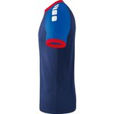Erima Zenari 3 0 Shirt Korte Mouw Kinderen - New Navy New Royal Rood