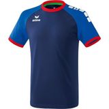 Erima Zenari 3 0 Shirt Korte Mouw Kinderen - New Navy New Royal Rood