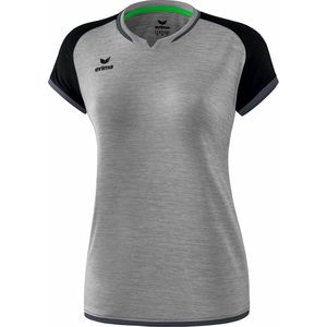 Erima - Zenari 3.0 - Volleybalshirt - Grey Melange/Zwart/Donkergijs - Functioneel Materiaal