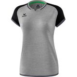 Erima - Zenari 3.0 - Volleybalshirt - Grey Melange/Zwart/Donkergijs - Functioneel Materiaal