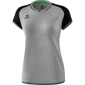 Erima - Zenari 3.0 - Volleybalshirt - Grey Melange/Zwart/Donkergijs - Functioneel Materiaal