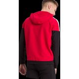 Erima - Squad Tracktop Jack - Rood-Zwart-Wit - Ademend Materiaal