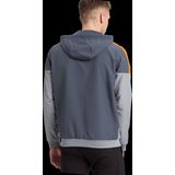 Erima - Squad Tracktop - Jack - Slate Grey / Monument Grey / New Orange - 100% Polyester