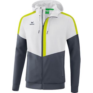 SQUAD - TRACKTOP - Jack - Zwart - 100% Polyester, Hoge Kraag, Zakken met Ritssluiting