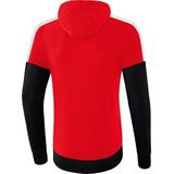 Erima - Squad Sweatshirt - Rood - Zwart - Wit - 100% Polyester