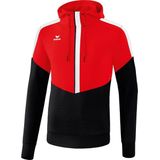 Erima - Squad Sweatshirt - Rood - Zwart - Wit - 100% Polyester