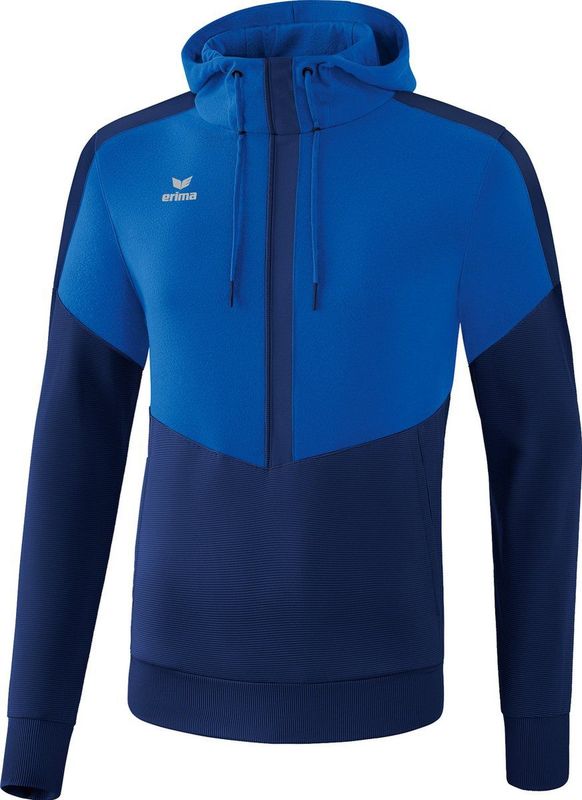 Erima - Squad - Sweatshirt - New Royal / Zwart / Wit - Kinderen