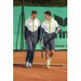 Erima - Squad - Sweatshirt - Wit-Slate Grijs-Lime - 100% Polyester