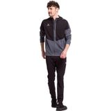 SQUAD - Trainingsjack - Met Cap - Zwart - 100% Polyester