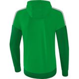 SQUAD - Trainingsjack - Met Cap - Zwart - Zacht Functioneel Materiaal