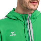 SQUAD - Trainingsjack - Met Cap - Zwart - Zacht Functioneel Materiaal