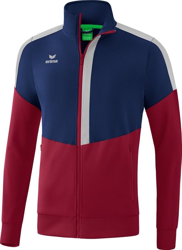 Erima - Squad Worker Jack - New Navy / Bordeaux / Silver Grey - 100% Polyester