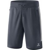 Erima - Squad Worker - Short - Slate Grey - 100% Polyester, Elastische Tailleband, Ritszakken