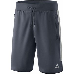 Erima - Squad Worker - Short - Slate Grey - 100% Polyester, Elastische Tailleband, Ritszakken