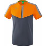 Erima Squad T-Shirt Kinderen - New Orange Slate Grey Monument Grey