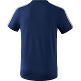 Erima Squad T-Shirt Heren - New Navy Bordeaux Silver Grey