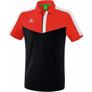 Erima - Squad Polo - Heren - Rood / Zwart / Wit - 100% Polyester