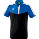 Erima - Squad Polo - Sportshirt - New Royal / Zwart / Wit - 100% Polyester