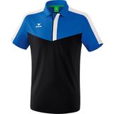 Erima - Squad Polo - Sportshirt - New Royal / Zwart / Wit - 100% Polyester