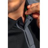 Erima - Squad Polo - Zwart-Slate Grijs - Sportpolo - Zacht Materiaal