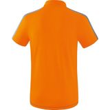 Erima - Squad Polo - Sportshirt - Slate Grijs / Monument Grijs / New Oranje - 100% Polyester