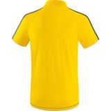 Erima - Squad Polo - Slate Grijs - Zwart - Geel - 100% Polyester