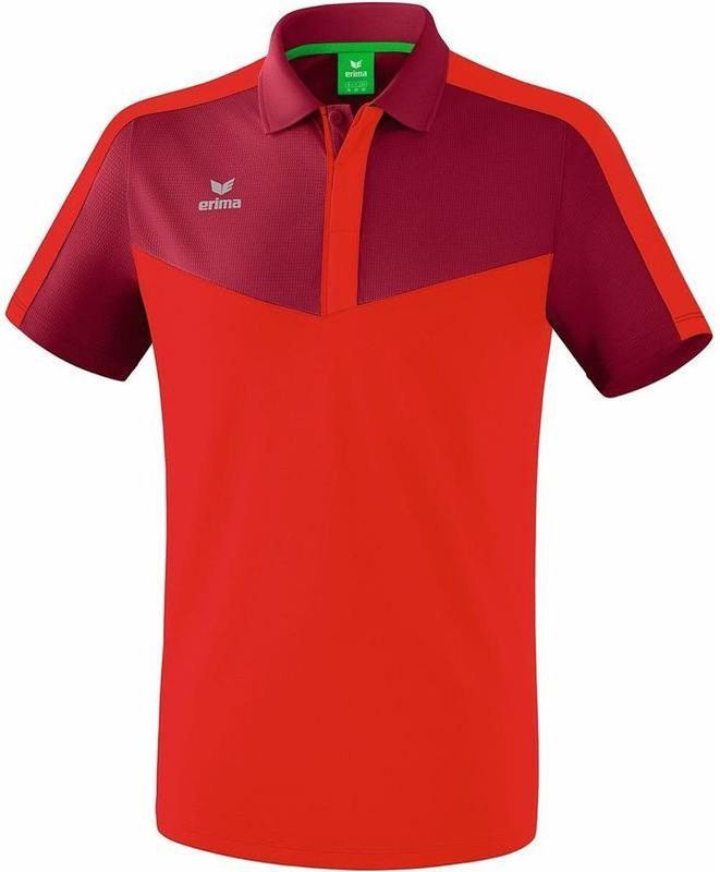 Erima - Squad Polo - Bordeaux - Heren Poloshirt