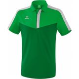 Erima - Squad Polo - Fern Green - Smaragd - Zilver Grijs