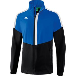 Erima - Squad Allweather Jack - New Royal / Zwart / Wit - Waterdicht