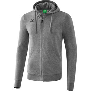 Erima Basic herenjack met capuchon, Grijs Melange