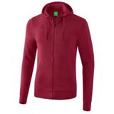 Erima Sweatjack Met Capuchon Kind Bordeaux Rood