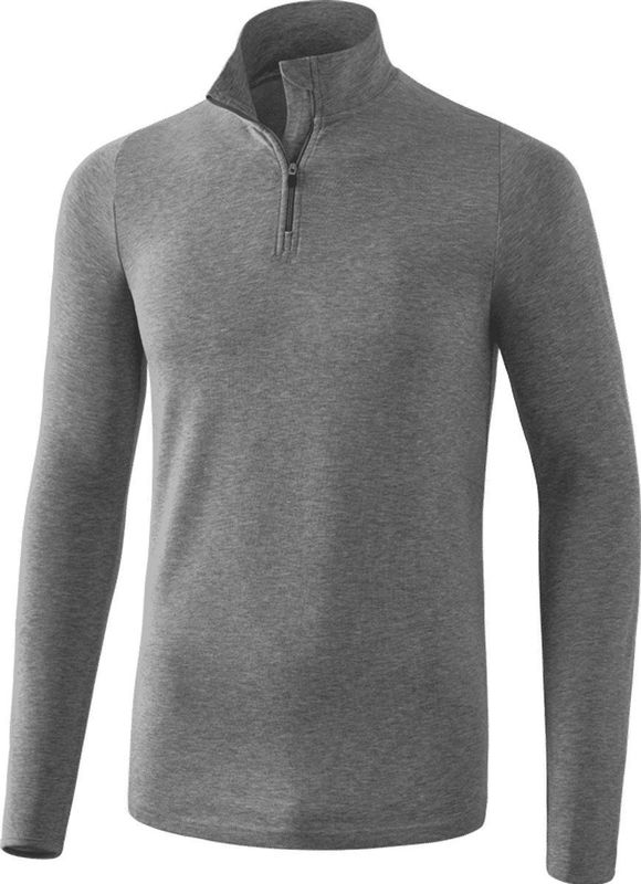 Erima - Longsleeve - Grey Melange - 33% Modal 32% Katoen 30% Polyamide 5% Elastaan
