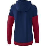 Erima - Squad Tracktop - Jack - New Navy/Bordeaux/Zilvergrijs - 100% Polyester