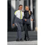 Erima - Squad Tracktop - Jack - Wit / Slate Grijs / Lime - Functioneel Materiaal