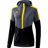 Erima - Squad Sweatshirt - Kind - Slate Grijs-Monument Grijs-New Oranje - Capuchon