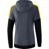 Erima - Squad Sweatshirt - Kind - Slate Grijs-Monument Grijs-New Oranje - Capuchon