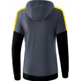 Erima - Squad Sweatshirt - Kind - Slate Grijs-Monument Grijs-New Oranje - Capuchon